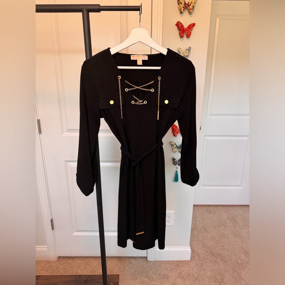 MICHAEL KORS SIGNATURE CHAIN DRESS 😎